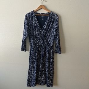 Bass Navy Spotted Dress